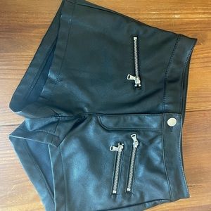 Hot Leather Shorts